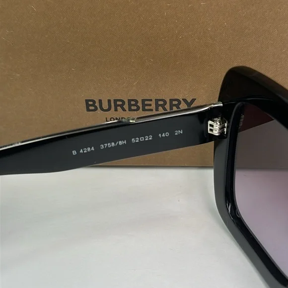 New Authentic Burberry Violet Gradient Square Ladies Sunglasses BE4284 37588H 52 Burberry BE4284 Sunglasses Women main image 4